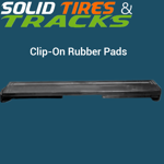 24" 600 mm Clip-On Rubber Pad 190mm Pitch